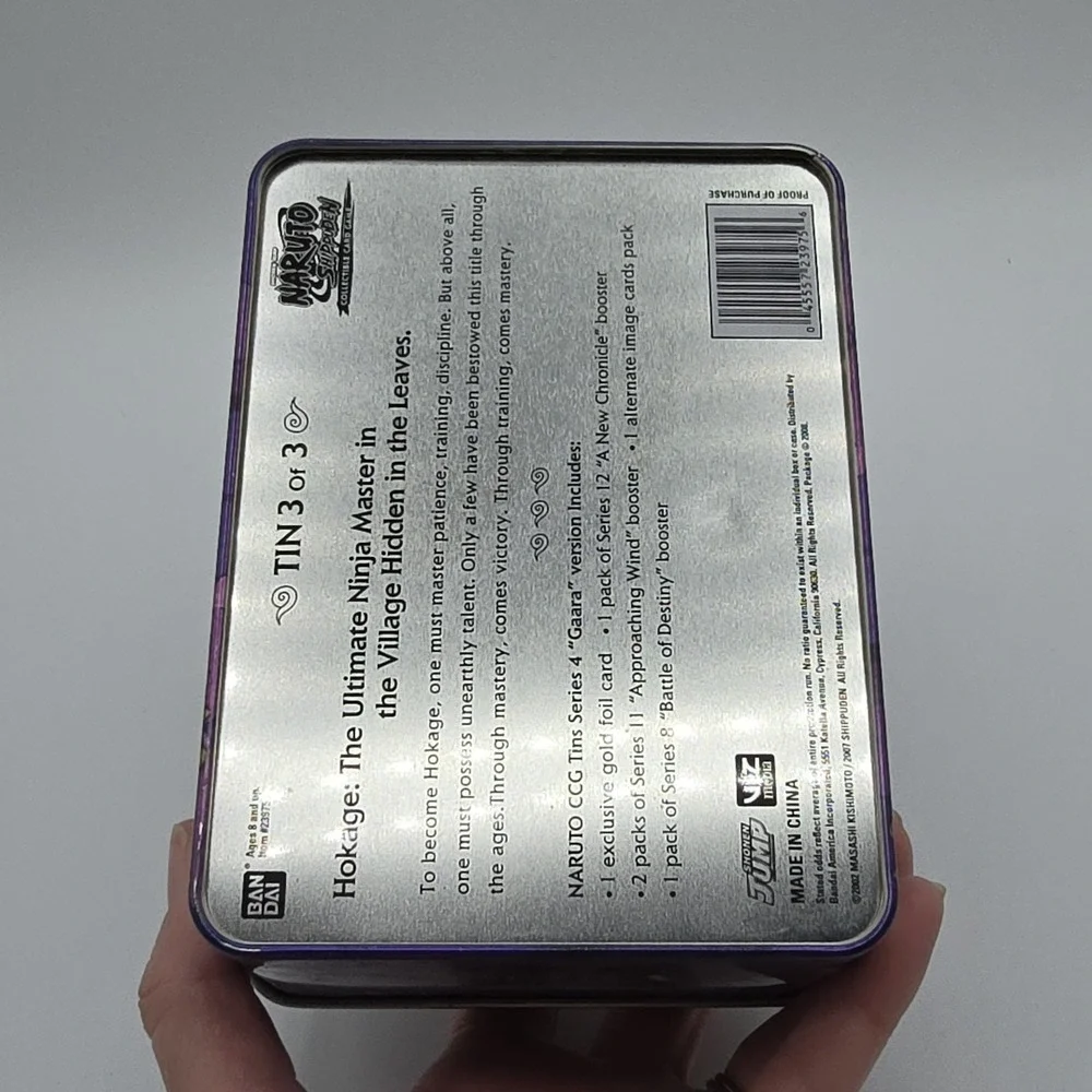 Naruto Shippuden Card Game The Guardian Of The Village Collectible Tin‎ EMPTY